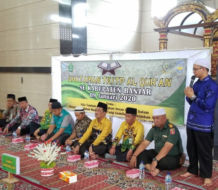 Sebanyak 553 Santri Santriwati TK/TP Al Qur’an Al Banjari Ikuti Khataman Al Qur’an