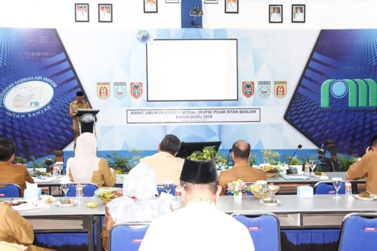 Sampaikan Kinerja Tahun 2019, PDAM Intan Banjar Adakan Rapat Umum Penyertaan Modal