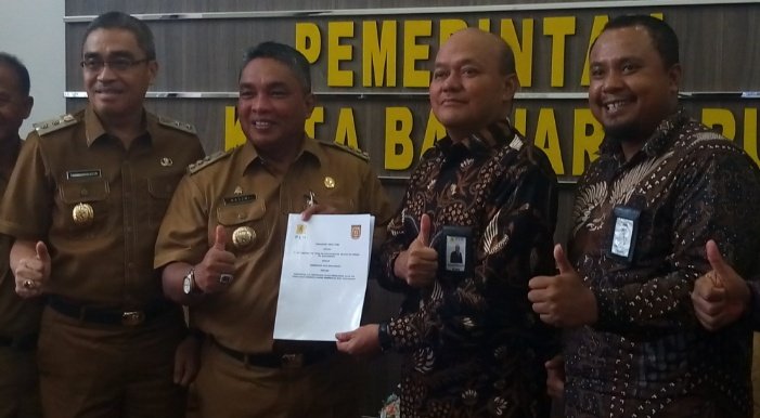 PT PLN Perpanjang Masa PKS Penerangan Jalan Umum Kota Banjarbaru