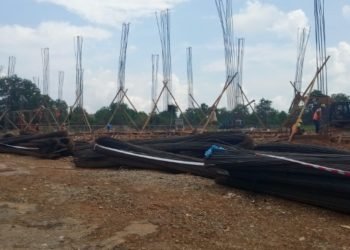 Proyek Pembangunan Pasar Bauntung Kota Banjarbaru yang Baru, Mulai Dikerjakan