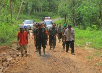 Desa Bi’ih Karang Intan Menjadi Sasaran TMMD Kodim Martapura
