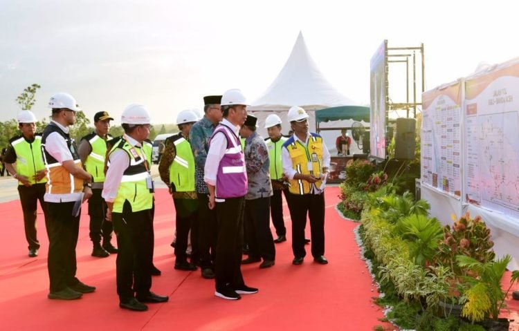 74 Kilometer Tol Dari Banda Aceh Menuju Sigli, Jokowi : Alhamdulillah Pembebasan Tanahnya Berjalan Baik