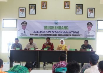 Kecamatan Telaga Bauntung Adakan Musrenbang, Usulan Masyarakat Di harapkan Terwujud