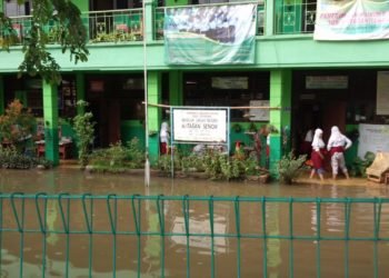 Ada 25 Sekolah Di Kabupaten Banjar Terdampak Banjir Yang Harus Diliburkan