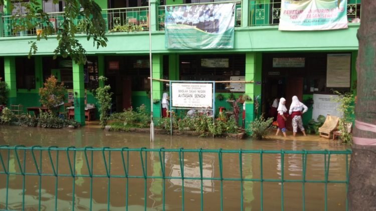 Ada 25 Sekolah Di Kabupaten Banjar Terdampak Banjir Yang Harus Diliburkan