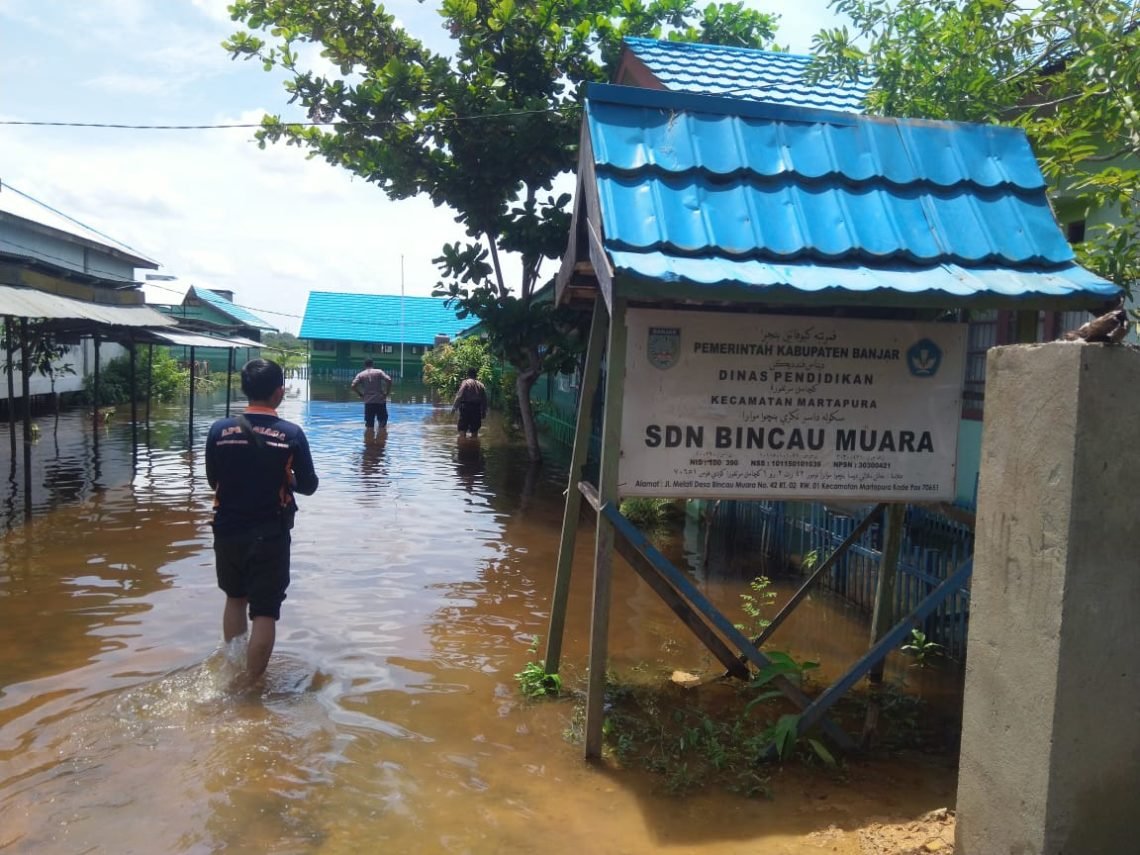 Ada 25 Sekolah Di Kabupaten Banjar Terdampak Banjir Yang Harus Diliburkan 2 IMG 20200211 WA0074