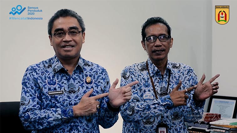 Wakil Wali Kota Banjarbaru Isi Mandiri Sensus Penduduk Online 2020