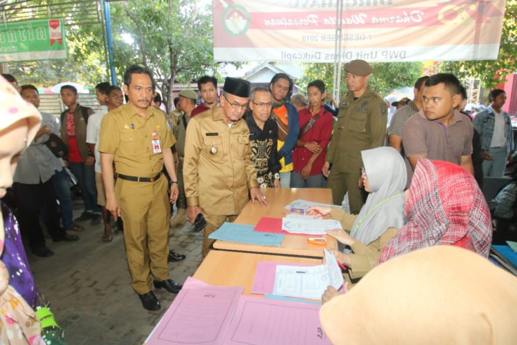 Bupati Banjar Tinjau Disdukcapil Kabupaten Banjar