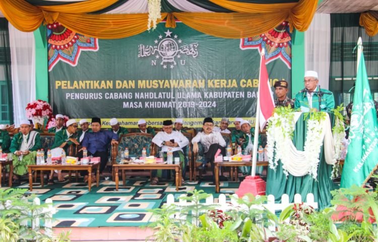 Bupati Banjar: Pengurus Cabang Nahdlatul Ulama Bisa Memberikan Yang Terbaik Bagi  Masyarakat