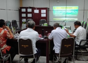 Komisi III DPRD Kabupaten Banjar Bersama Dengan DLH Kabupaten Banjar Diskusi Tentang Penanganan Sampah Setelah Haul Sekumpul