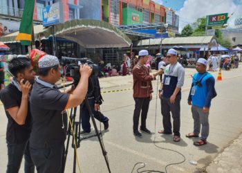 Jurnalis Banjar Bersama Kominfo Kabupaten Banjar Buka Posko Pelayanan