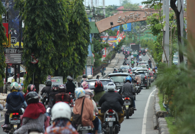 Haul Guru Sekumpul 2020, Kondisi Terkini Arus Lalu Lintas Simpang Empat Bundaran Kota Banjarbaru
