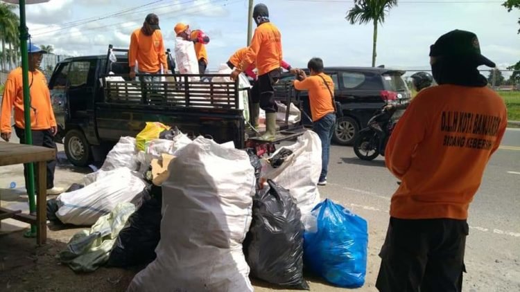 Pasca Haul Guru Sekumpul 2020, Kurang Dari 12 Jam Kota Banjarbaru Bersih
