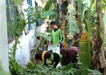 UPT Puskesmas Astambul Bersama PMI Kabupaten Banjar Lakukan Pencegahan DBD Di MAN 2 Banjar