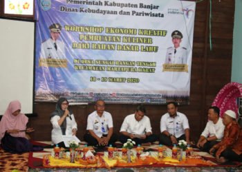 Disbudpar Banjar Gelar Workshop Ekonomi Kreatif Pembuatan Kuliner dari Bahan Labu