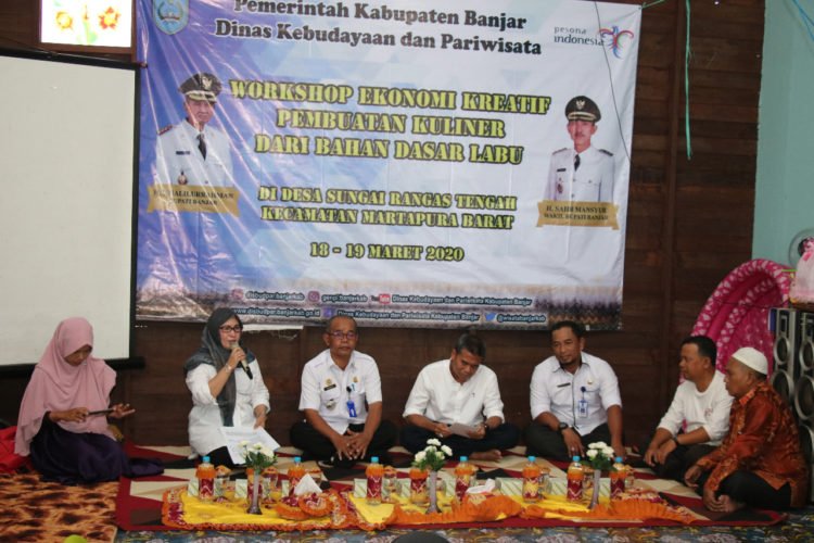 Disbudpar Banjar Gelar Workshop Ekonomi Kreatif Pembuatan Kuliner dari Bahan Labu
