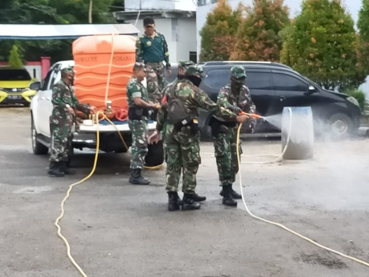 Rumah Tahanan Narkoba Di Semprot TNI, Kalapas: Ini Sebagai Upaya Sterilisasi Dan Pencegahan