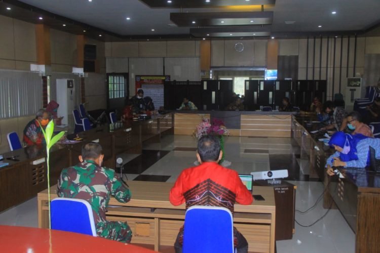 PSBB Kabupaten Banjar. Sekda Banjar Bersama Dandim Martapura Siapkan Strategis Pendukung