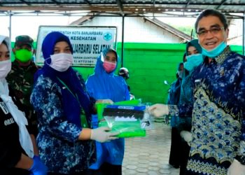 Puluhan APD Dibagikan, Darmawan Jaya : Ini Akan Dibagikan Secara Berkala