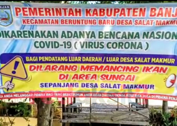 Covid-19, Dilarang Mancing Di Desa Salat Makmur