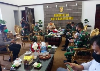Walikota Banjarbaru Adakan Pertemuan Dengan TNI-POLRI Bahas Covid-19, Ini Hasilnya