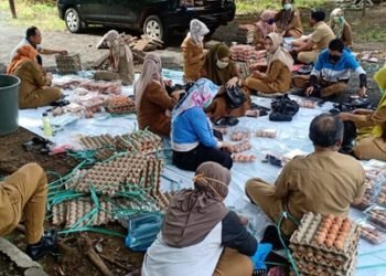 Banjar, Siapkan 1,4 Ton Telur Untuk Masyarakat