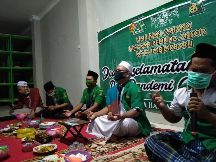 Peringati Harlah, GP Ansor Kota Banjarbaru Lakukan Pembacaan Yasin