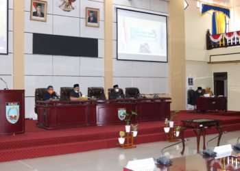 Rapat Paripurna Penyampaian LKPJ Tahun 2019 Bupati Banjar