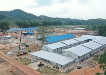 Tidak Sampai Sebulan, Rumah Sakit Khusus  Covid-19 Selesai di Bangun