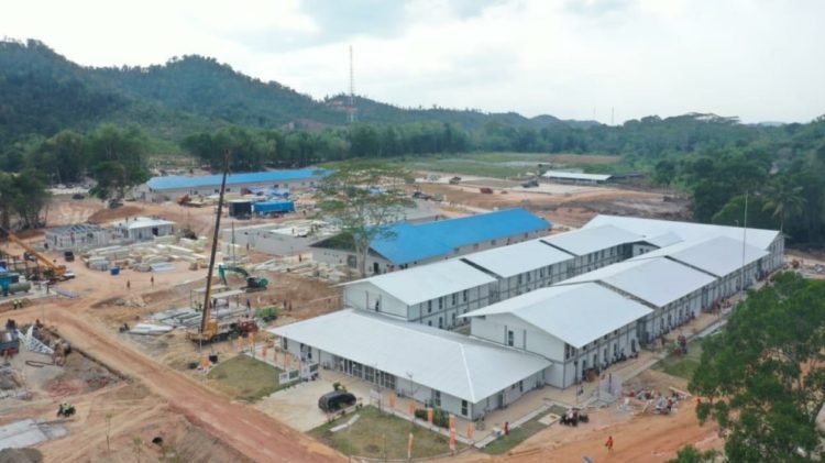 Tidak Sampai Sebulan, Rumah Sakit Khusus  Covid-19 Selesai di Bangun