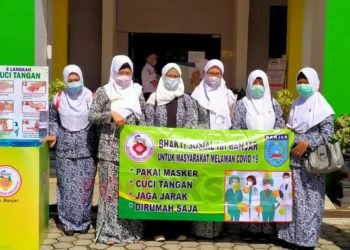 IBI Kabupaten Banjar Bagikan Masker