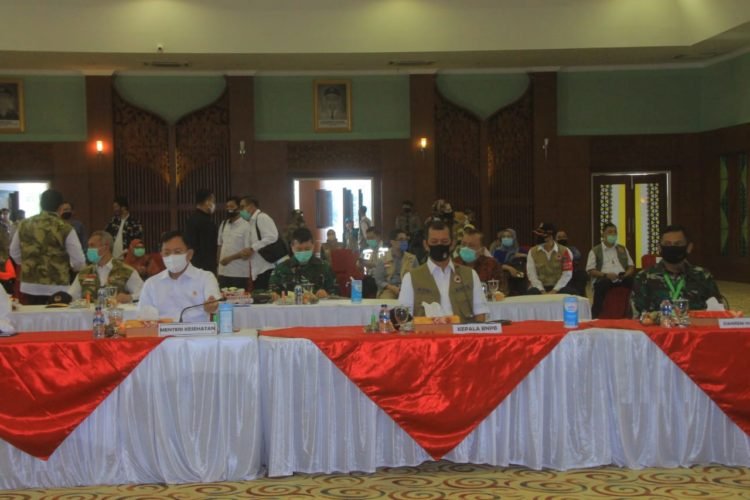 Kepala BNPB Pusat Tinjau Penangan Covid-19 Di Kalsel