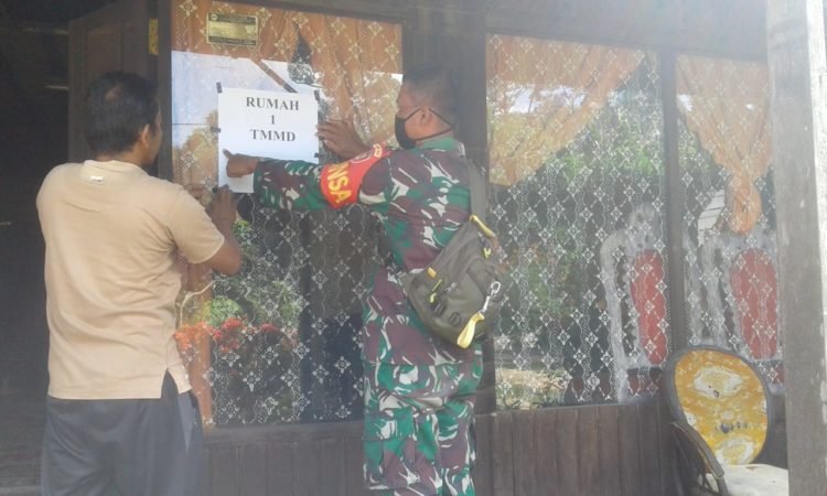 Selama TMMD, Dandim 1006 Martapura Perintah Satgas Agar Tidur Dirumah Warga
