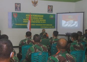 Dandim 1006 Martapura Buka Kegiatan Pemberdayaan Koramil Model