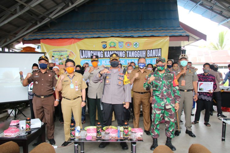Launching Kampung Tangguh Banua, Siap Cegah Covid-19 Di Kabupaten Banjar