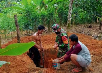 Tidak Hanya Fasilitas Umum Yang Dikerjakan Saat TMMD, Juga Untuk Sanitasi