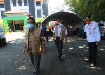 LO BNPB Tinjau Tempat Karantina Pasien Covid-19 Di Kabupaten Banjar