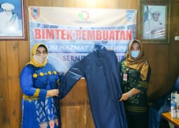 IKM Banjar Mulai Pruduksi APD Untuk Petugas
