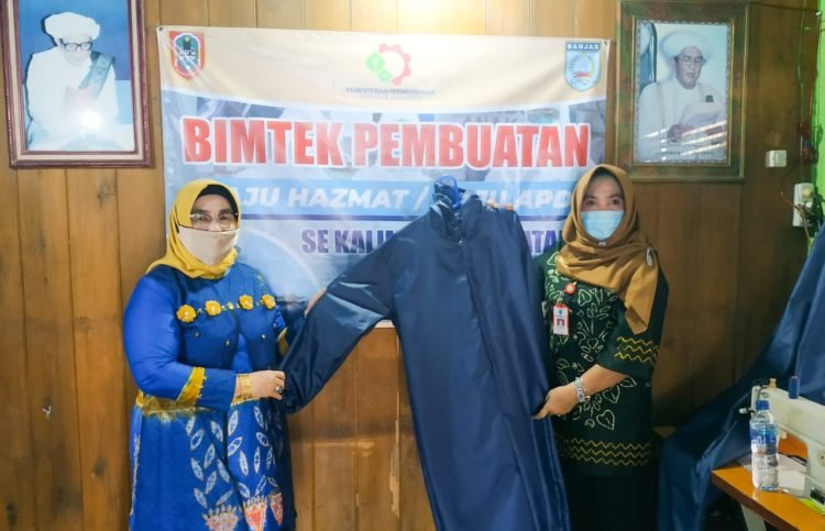 IKM Banjar Mulai Pruduksi APD Untuk Petugas