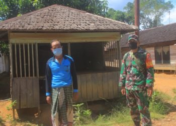 Pos Kamling Biih Juga Menjadi Sasaran TMMD