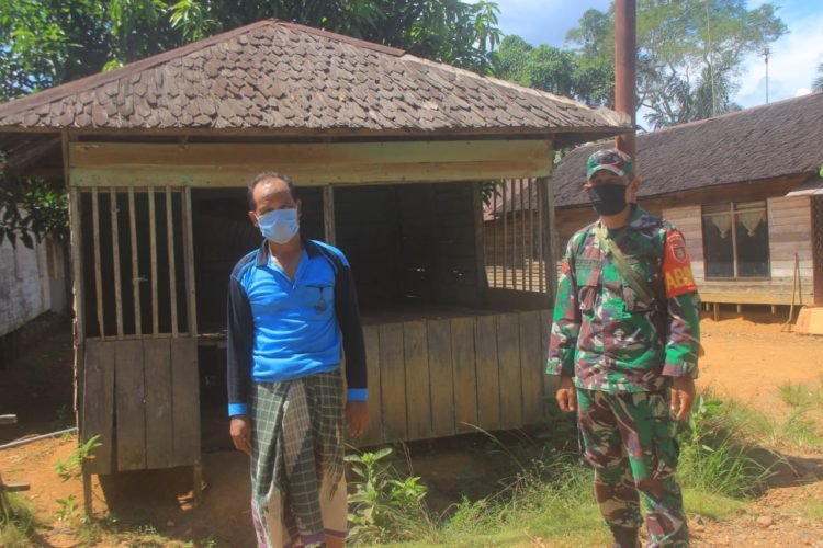 Pos Kamling Biih Juga Menjadi Sasaran TMMD