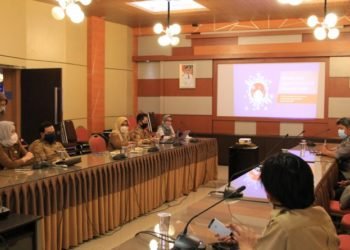 Bappeda Litbang Kab Banjar Rapat Bersama LPPM Uniska Tentang Ekonomi Dimasa Pandemi