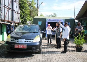 Tim KIE Dilepas Oleh Sekda Banjar Untuk Sosialisasi Covid-19