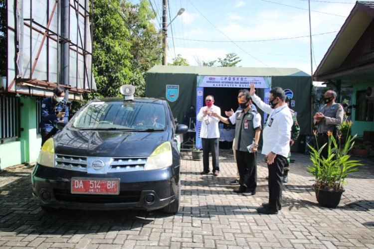 Tim KIE Dilepas Oleh Sekda Banjar Untuk Sosialisasi Covid-19