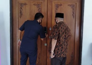 DPRD Banjar Dipasang Kunci Sidik Jari, Banyak Yang Masuk Tidak Sesuai Prtokol Kesehatan