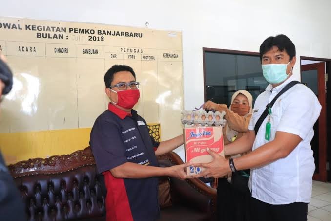Lagi, Salah Satu Garda Depan Dapat Bantuan Sembako