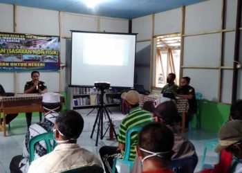 Satgas TMMD Bersama Kejari Kabupaten Banjar Lakukan Diskusi Tentang Hukum