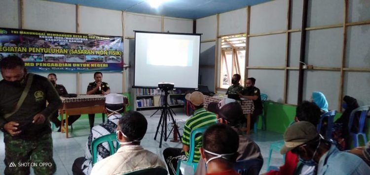 Satgas TMMD Bersama Kejari Kabupaten Banjar Lakukan Diskusi Tentang Hukum
