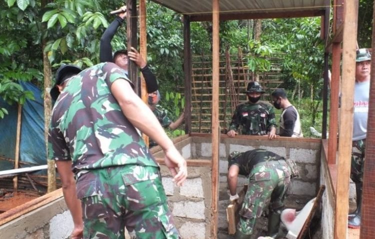 Gotong Royong, Semangat Dalam Menyelesaikan Program TMMD