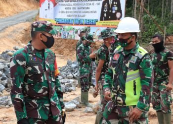 Agar Cepat Terwujud, Satgas TMMD Dengan Semangat Agar Cepat Selesai